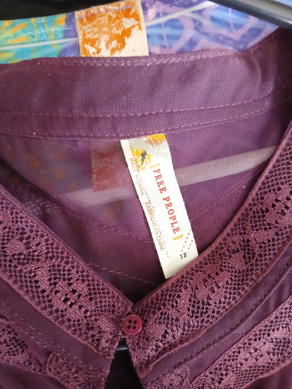 Free People Plum Lace Also Seen In Season 1 Pretty Little Liars - Picture 2 of 3